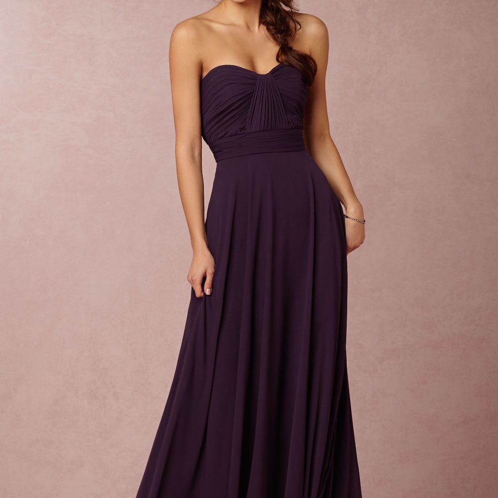 BHLDN Plum Quinn Dress Sz 0